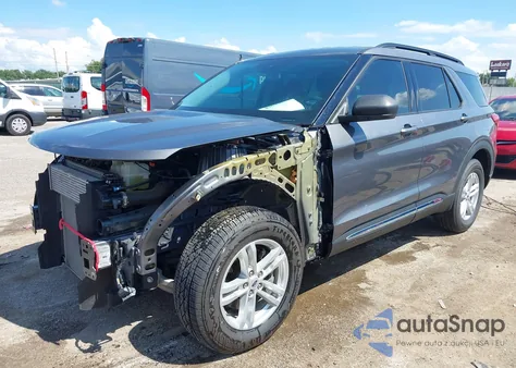 2022 Ford Explorer Xlt z USA, uszkodzony, nr VIN 1FMSK8DH1NGB75871